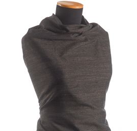 Len směs imitace buretu Art Fabrics hnědý