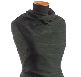 Len směs imitace buretu Art Fabrics zelený