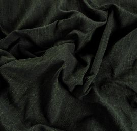 Len směs imitace buretu Art Fabrics zelený