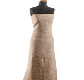 Len viskoza směs Art Fabrics režný tmavý