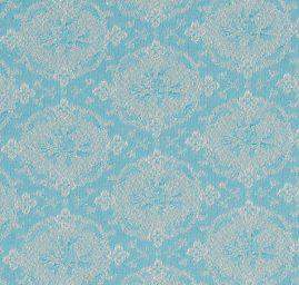 Replika historické látky Art Fabrics Medailon tyrkysovozlatá