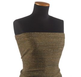 Kostýmová látka Art Fabrics khaki melír