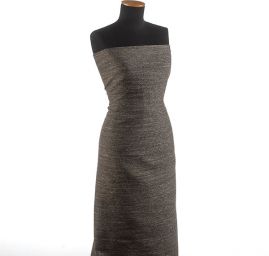 Kostýmová látka Art Fabrics tmavě hnědá/béžová 