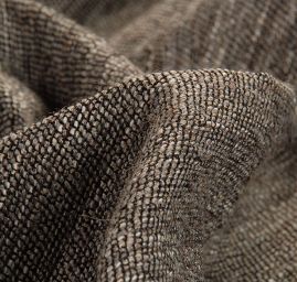 Kostýmová látka Art Fabrics tmavě hnědá/béžová 