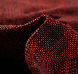 Kostýmová látka Art Fabrics tenká tmavší vínová