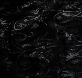 Replika historické tkaniny Arras stříbrná/temně modrá