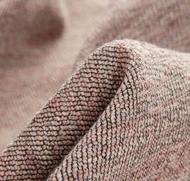 Kostýmová látka Art Fabrics melír starorůžová tenká