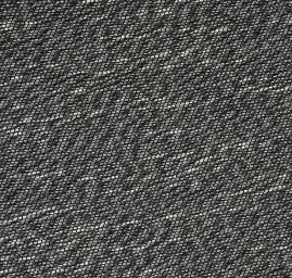 Kostýmová látka Art Fabrics tvíd moaré šedobílá