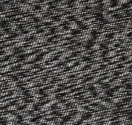 Kostýmová látka Art Fabrics moaré bíločerný melír