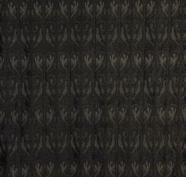 Replika historické tkaniny Arras khaki/tm. šedá