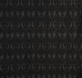 Replika historické tkaniny Arras šedostříbrná/tm. šedá