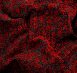 Replika historické látky Art Fabrics Rozálie šedomodrá