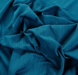 Viskoza len látka Art Fabrics modrá