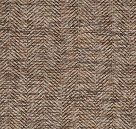 Tvíd rybí kost Art Fabrics hnědý melír