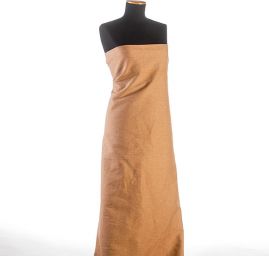 Kostýmová látka vzor rybí kost Art Fabrics rezavohnědá