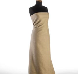 Kostýmová látka vzor rybí kost Art Fabrics smetanová