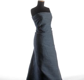 Kostýmová látka Art Fabrics směs středně modrá