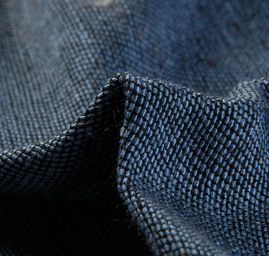 Kostýmová látka Art Fabrics směs středně modrá