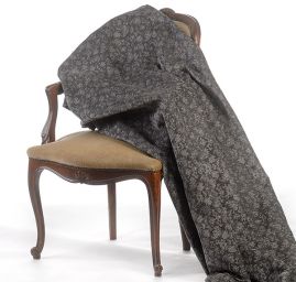 Replika historické látky Art Fabrics Rozálie šedá