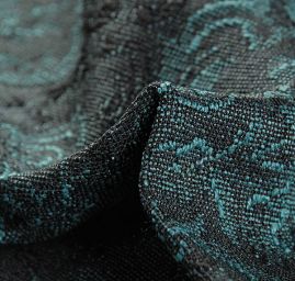 Replika historické látky Art Fabrics Figaro tyrkys