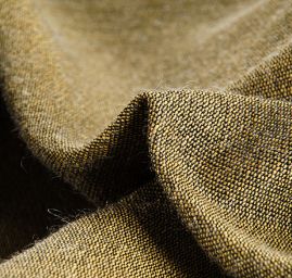 Kostýmová látka Art Fabrics mohér směs žlutosmetnová