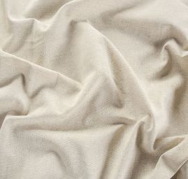 Len Art Fabrics bavlna směs režná světlá