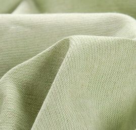 Len Art Fabrics bavlna směs sv.zelená režná