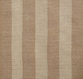 Len organtýn Art Fabrics širší pruhy béžové