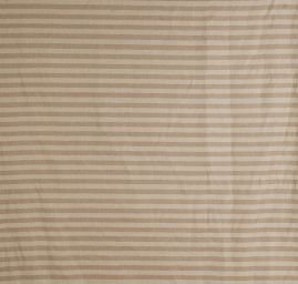 Len organtýn Art Fabrics širší pruhy béžové