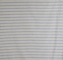 Len Art Fabrics organtýn proužky modrá bílá