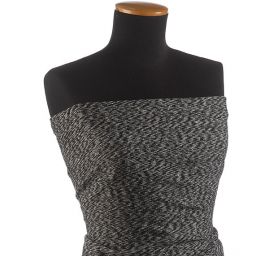 Kostýmová látka Art Fabrics tvíd  černobílá