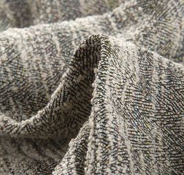 Kostýmová látka Art Fabrics rybí kost melír buklae