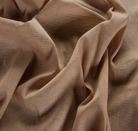 Len organtýn Art Fabrics oříškově hnědý