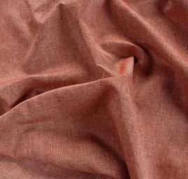 Len Art Fabrics červenohnědé barvy