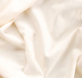 Bavlněná látka Art Fabrics proužky smetanové barva