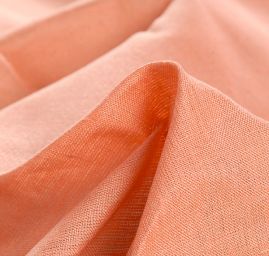 Len Art Fabrics šanžán oranžovohnědý