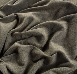 Kostýmová látka Art Fabrics rybí kost zelenošedá