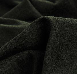 Kostýmová látka Art Fabrics rybí kost tm.zelená