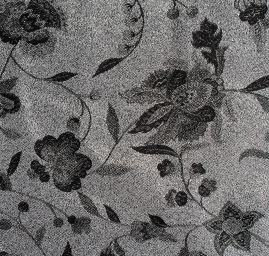 Žakárová tkanina Art Fabrics Primavera stříbrná