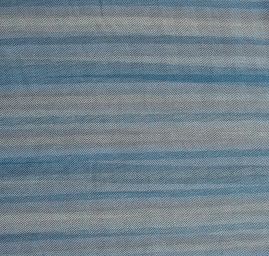 Kostýmová látka Art Fabrics rybí kost modrý melír