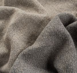 Vlna směs konopí Art Fabrics modrorežné barvy