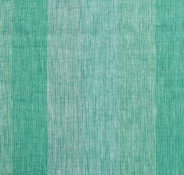 Len Art Fabrics širší pruhy tmavě zelenozelené