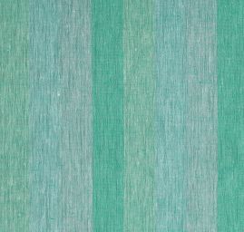 Len Art Fabrics širší pruhy tmavě zelenozelené