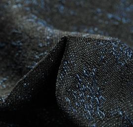 Replika historické látky Art Fabrics Rozálie šedomodrá