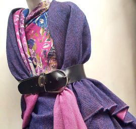 Kostýmová látka Art Fabrics mohér směs lesk II.jakost