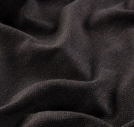 Kostýmová látka Art Fabrics rybí kost hnědá