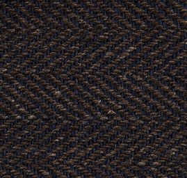 Kostýmová látka Art Fabrics rybí kost hnědá