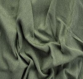 Kostýmovka Art Fabrics vzor rybí kost zelená