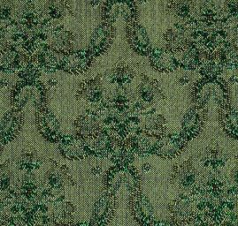 Replika historické látky Art Fabrics Girlandy zelené