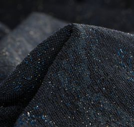 Replika historické látky Medailon modročená